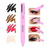 Stylo de maquillage 4 en 1 polyvalent et compact pour un maquillage impeccable avec correcteur, anti-cernes, illuminateur, et contour.