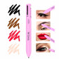 Stylo de maquillage 4 en 1 polyvalent et compact pour un maquillage impeccable avec correcteur, anti-cernes, illuminateur, et contour.