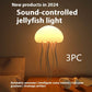 Jellyfish Mood Lamp LED with sound control and full color gradient, perfect for creating a calming ambiance.