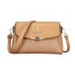 Fashion Lady Mom Large Capacity Rhombus Crossbody Bag in beige, featuring a unique rhombus pattern and durable PU material.