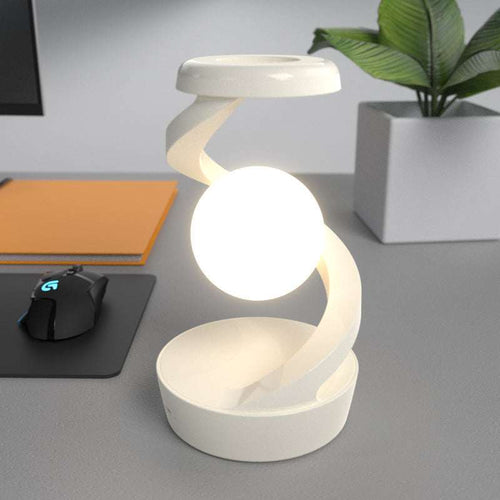 Rotating Hanging Mobile Phone Wireless Charging Lamp