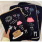 Women cute laptop sleeve case with cartoon design, suitable for 11 to 15.6-inch devices.