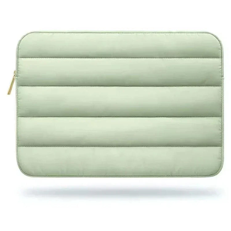 Laptop Bag Tablet Sleeve by SZEGYCHX, solid pattern, fashion style, polyester material, zipper closure.