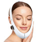 Facial lifting belt for firming and toning face contours.