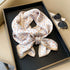 Fashionable Stylish Artificial Silk Ornament Scarf Hair Band with Elegant Floral Pattern in Tray