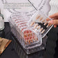 Transparent Manicure Small Wear Nail Box Handmade Nail Storage Box