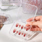 Transparent Manicure Small Wear Nail Box Handmade Nail Storage Box