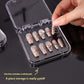 Transparent Manicure Small Wear Nail Box Handmade Nail Storage Box