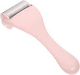 Pink massage ice roller for soothing skin and muscle relief.