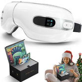 4D Intelligent Eye Massager with customizable modes and ergonomic design for relaxation and relief.